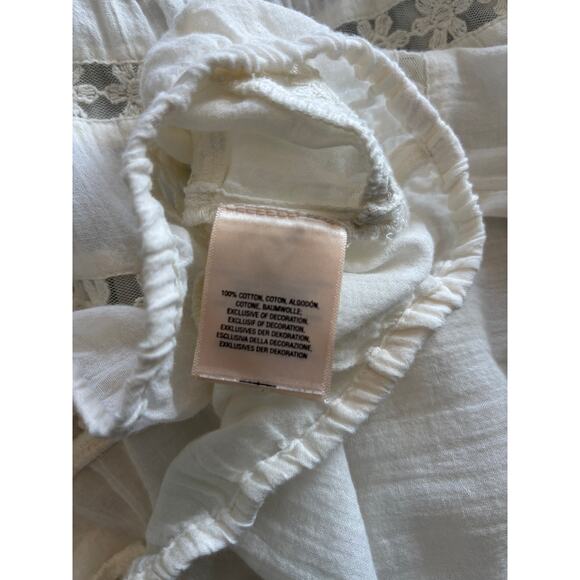 Anthropologie Whitesands Summer Blouse Top Size Xs - Picture 7 of 10